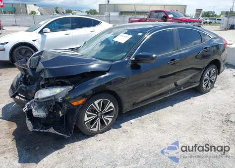 2017 Honda Civic Ex-L из США, поврежденный, VIN 19XFC1F81HE004534